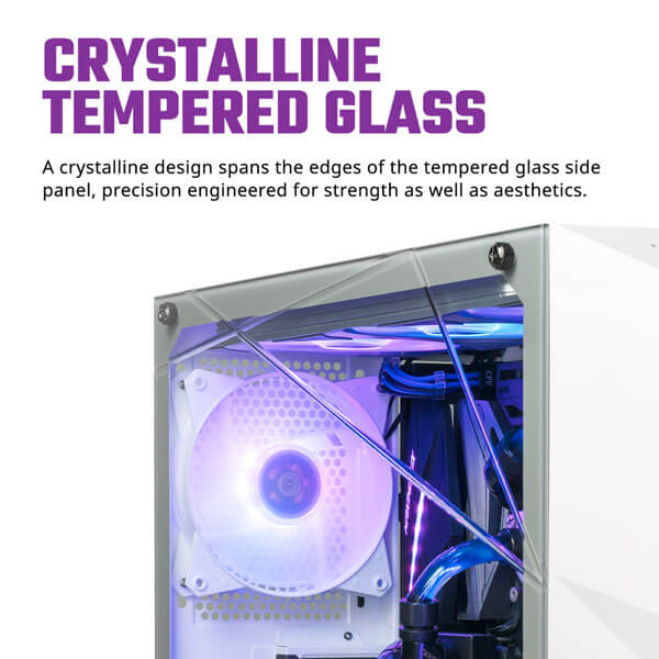 Cooler Master MasterBox TD500 Mesh White ARGB E-ATX Mid Tower Case